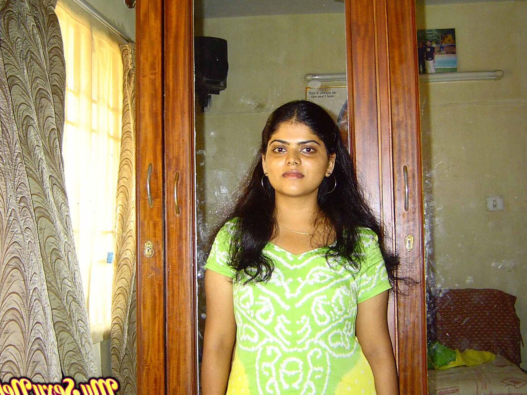 15P Neha in green and yellow Indian shalwar suit