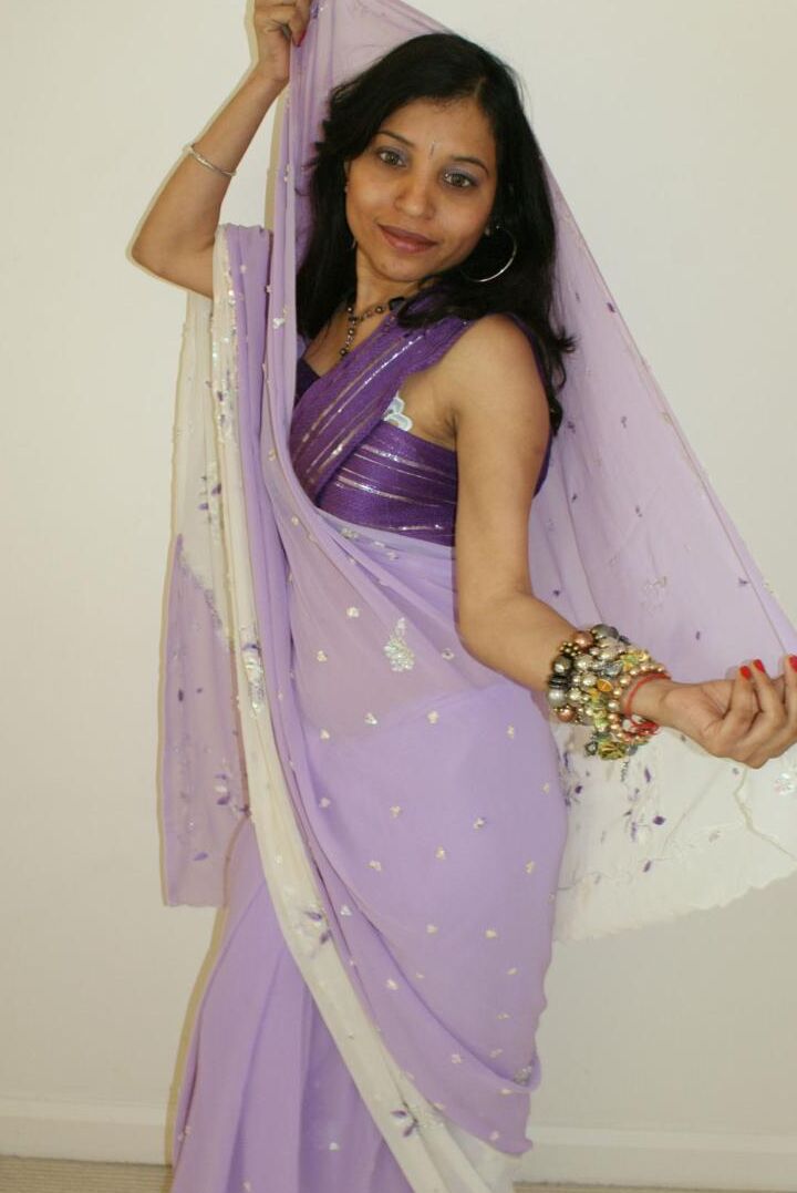 12P Kavya in indian sari gifted by her website member