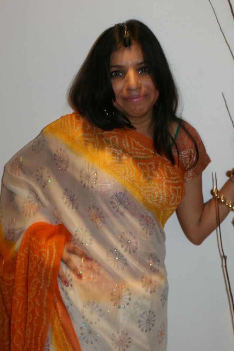 12P Kavya in banarsi sari doing a strip show for her fans