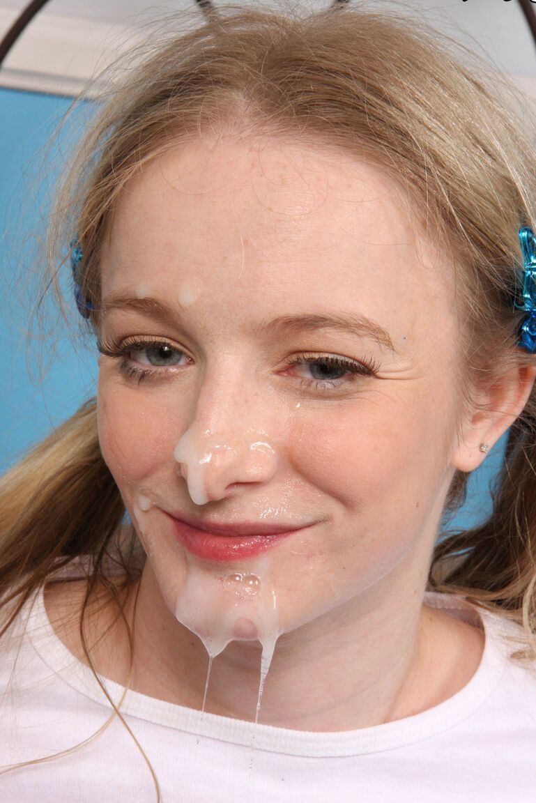 21P Patriotic pigtailed Kandi Hart takes BBC in her petite holes & gets big facial