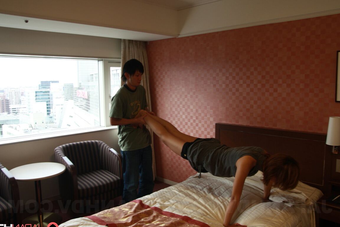 21P Tiny Asian girlfriend Yukina gives a BJ in a 69 and gets boned doggystyle