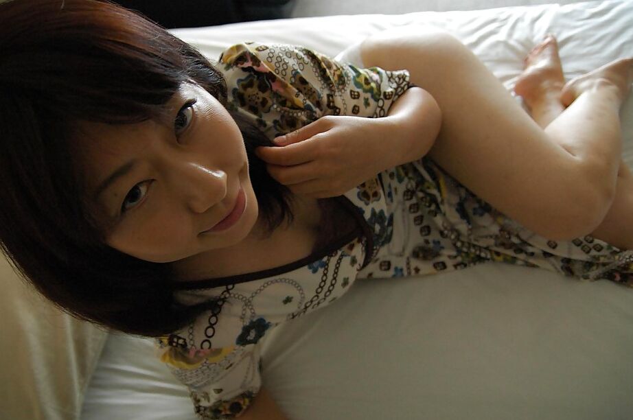 16P Saucy asian MILF strips down and gets her twat pleased with a vibrator