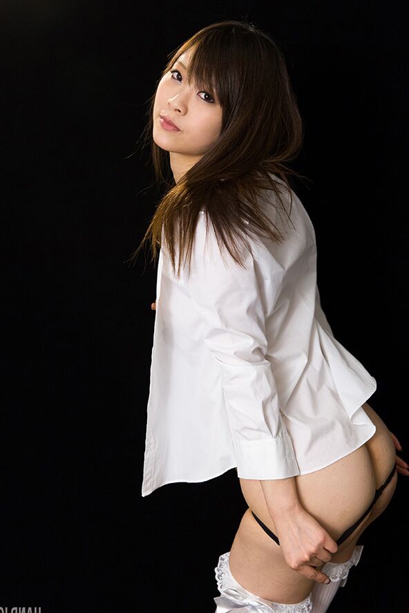 16P Japanese cutie completely disrobes before delivering a POV blowjob