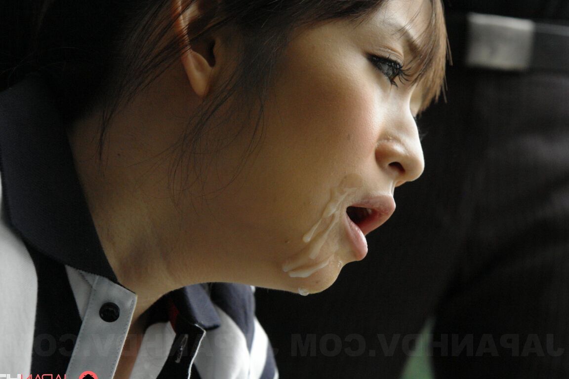 21P Japanese golfer Michiru Tsukino gives a blowjob to her opponents on the course