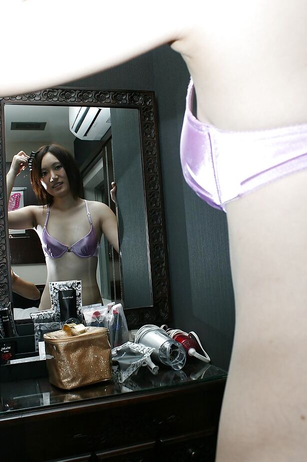 16P Shy asian babe Mina Takasaki slowly uncovering her slipy curves