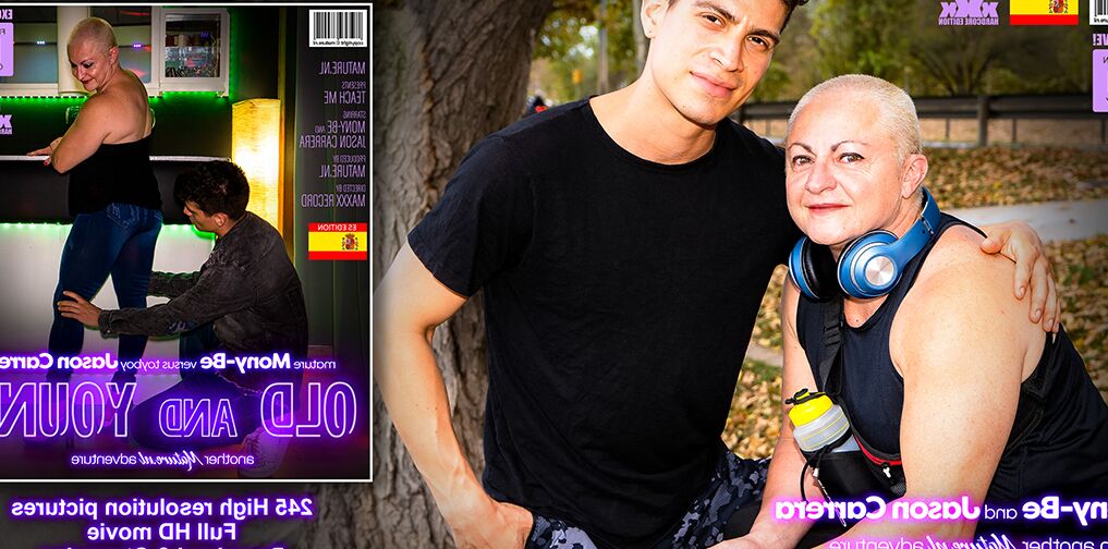 11P La abuela atlética hace flexiones antes de tener sexo con su toyboy