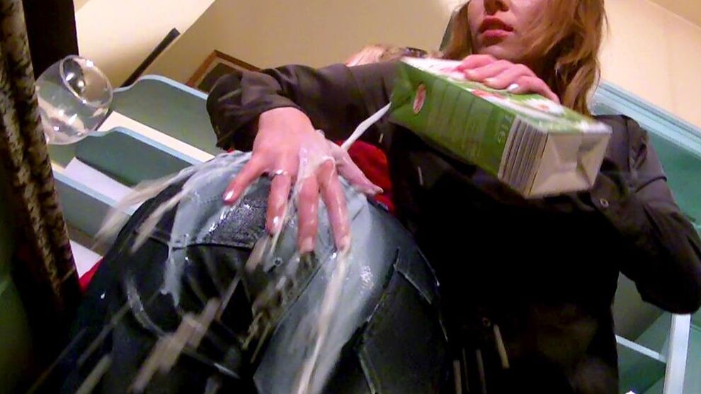 15P All Wam Naughty sluts play in milk