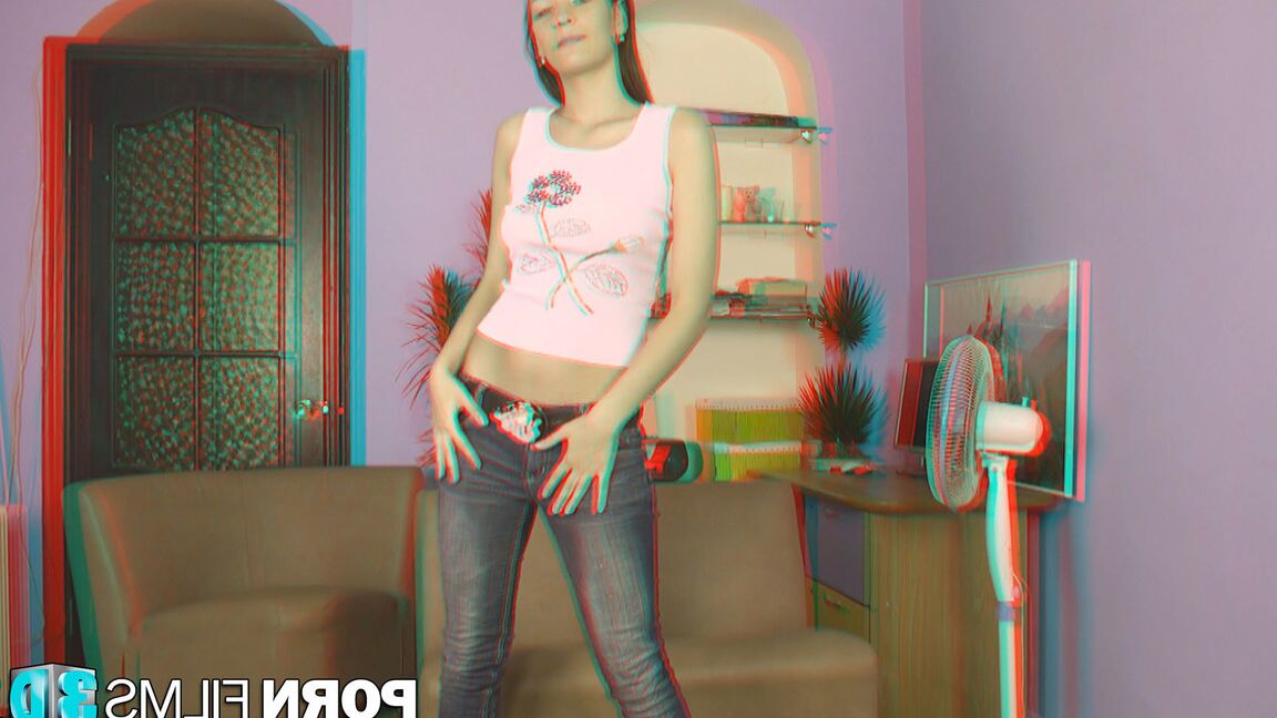 16P Películas porno 3D Cutie se masturba el coño