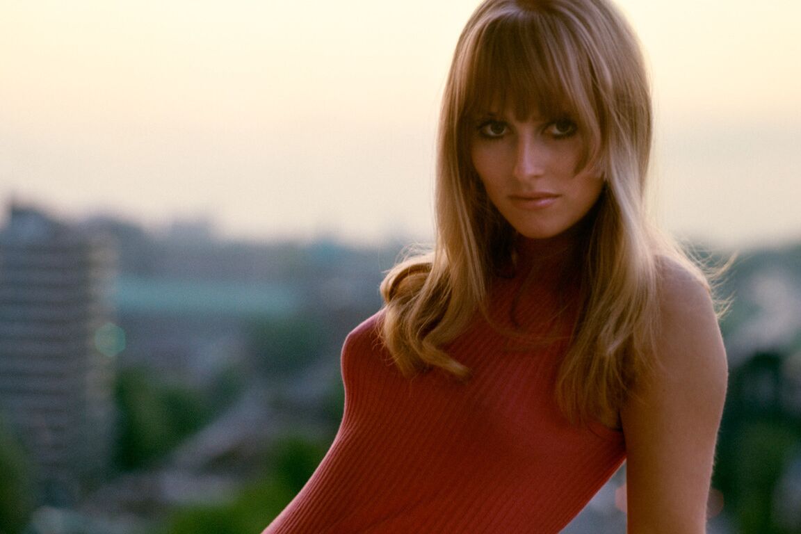 11P Wonderful blonde Majken Haugedal displays her small perky breasts