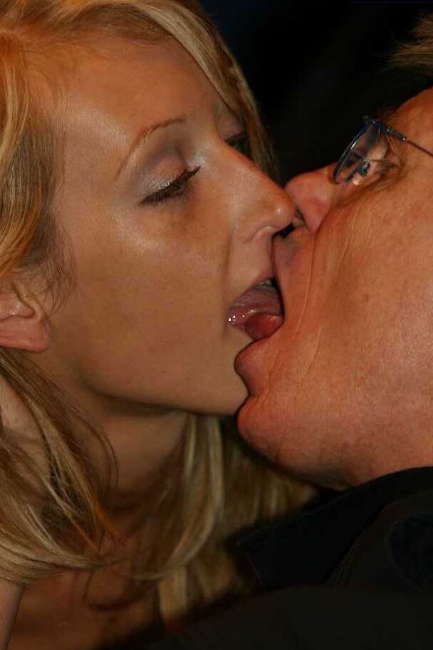 21P Blonde in glasses Margareta gets fucked by a nerdy old man on a couch