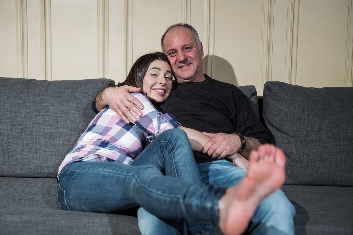 15P Step daughter snuggles with Ally Breelsen lead to hot oldman blow and bang