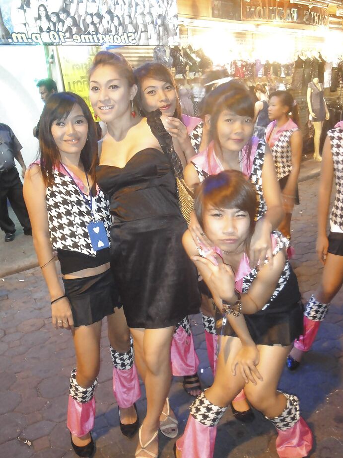 16P Gorgeous big tit Asian ladyboy Yoyo posing in public before masturbating