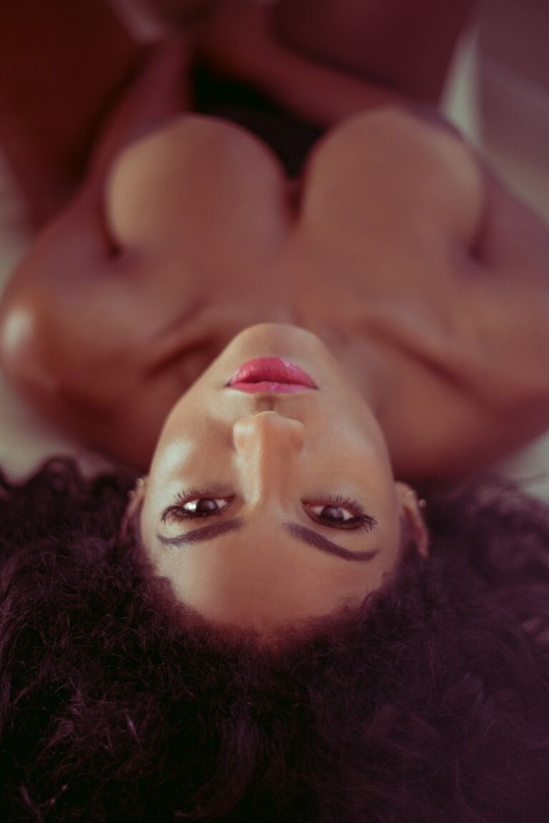 12P Latina centerfold model Kate Rodriguez strikes tempting poses in the nude