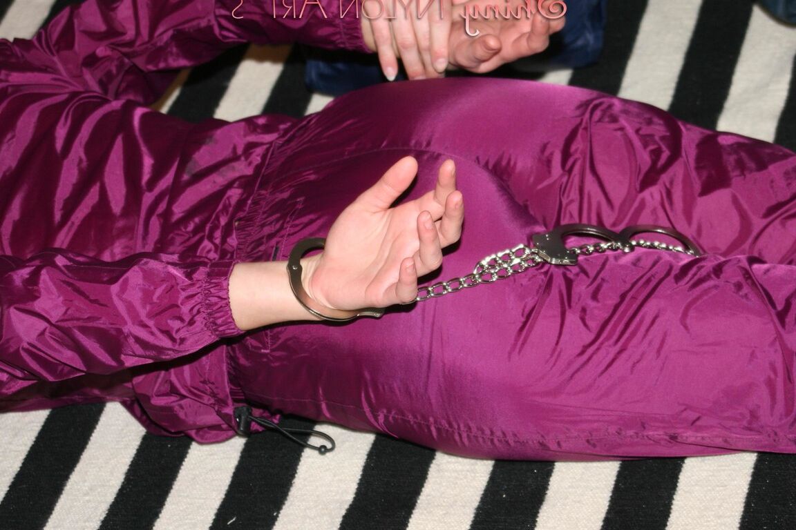 16P Watching sexy Alina being tied and gagged on the floor from Katharina both