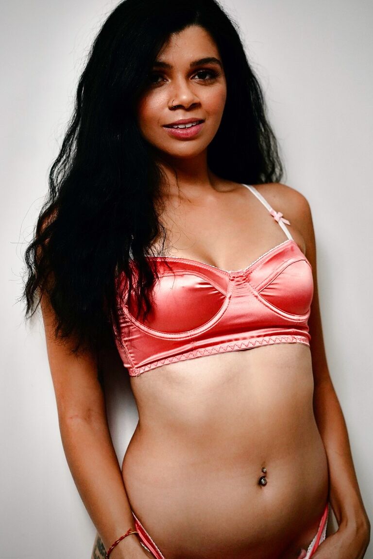15P Three females take turns modelling their pretties during SFW action