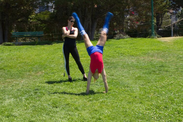 12P Strict lesbian coach, Bobbi Starr uses unconventional ways of training her