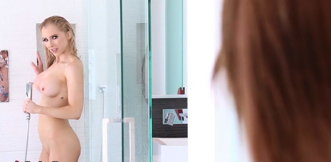 21P Hot Alix Lynx & Tasha Reign screw each other's cunts with toys in the shower