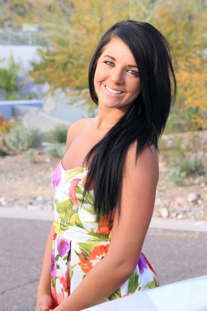 15P Nice teen Stormy has a pair of girlfriends join her while naked in public