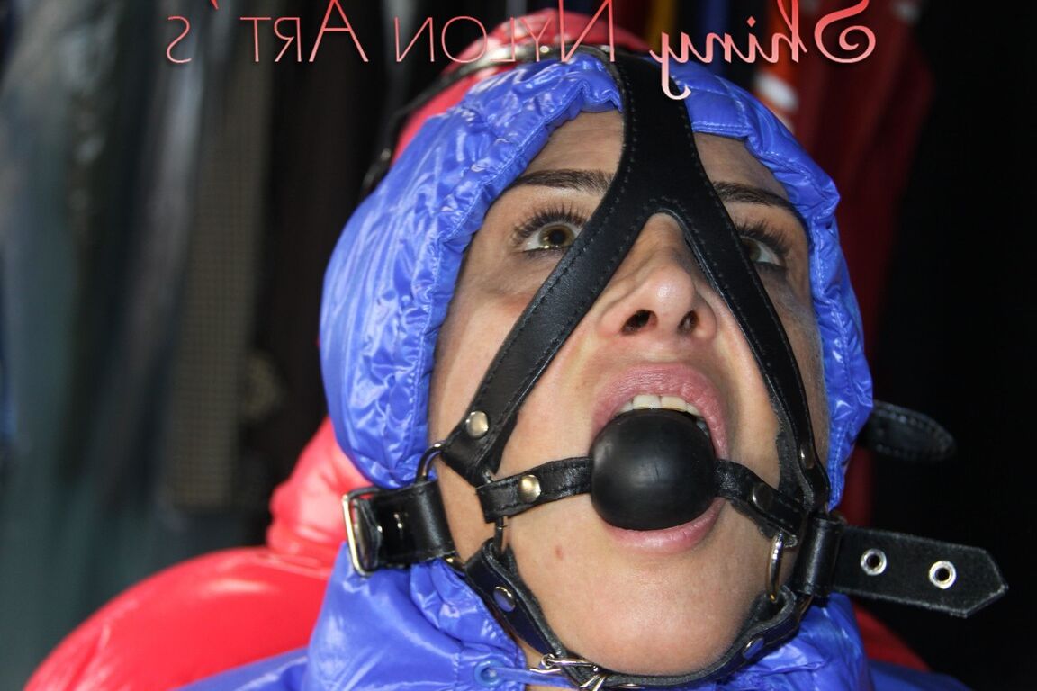 16P Watching sexy Stella and Sandra being tied and gagged ba Sophie on a stool