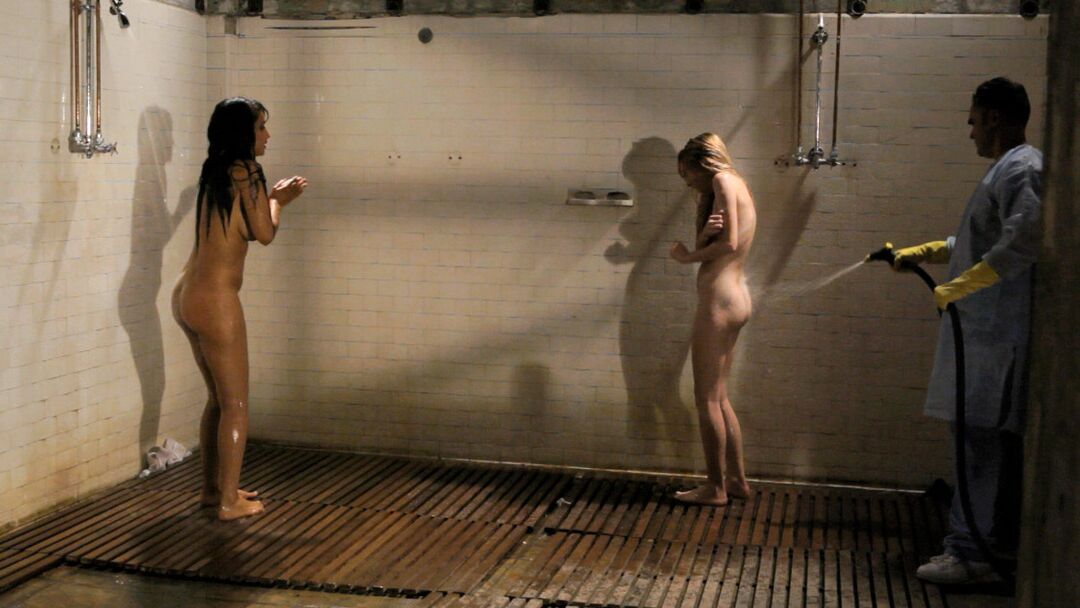 17P Submissive sluts Emma Haize & Isis Love take a shower after being tortured