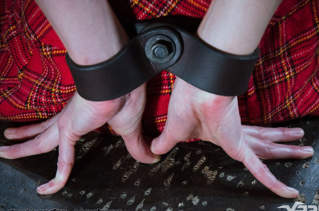 14P Dark haired slave India Summer undergoes brutal BDSM in various restraints