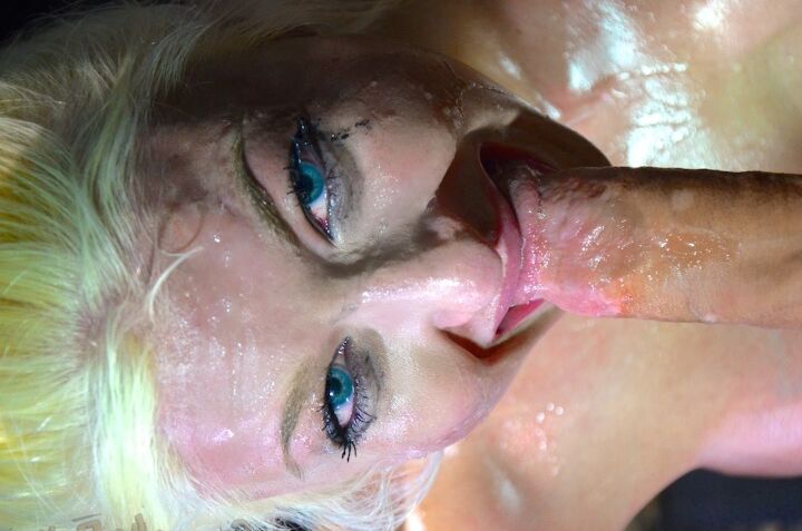 16P Big titted blonde Leya Falcon endures humiliating facial abuse in a dungeon
