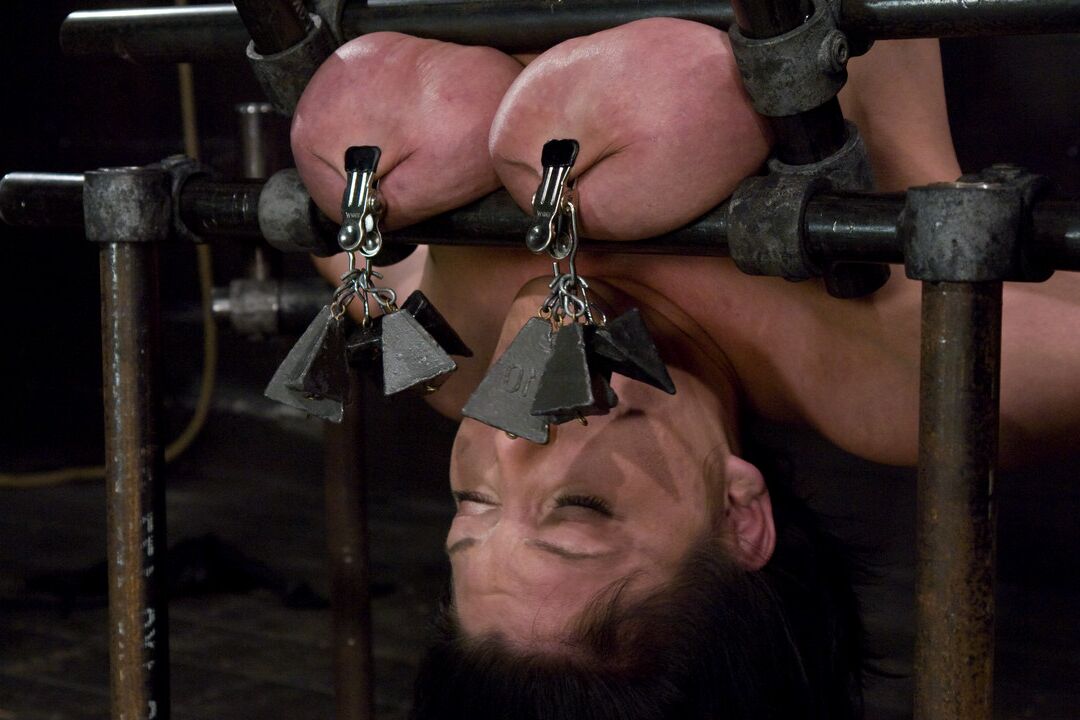 21P Big titted slut Claire Dames gets bound and humiliated in the dungeon