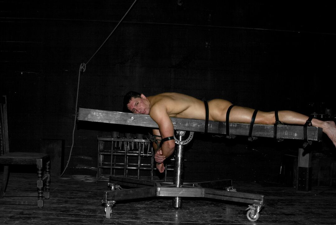 21P Dominant nympho Bobbi Starr masturbates while torturing her tied up slave