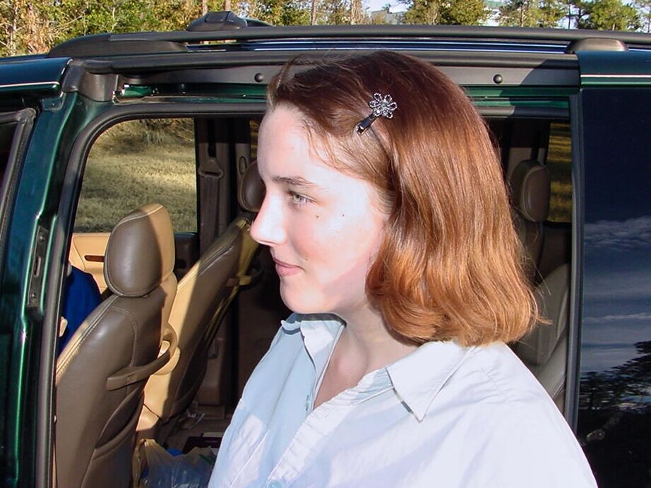 12P Amateur chicks Cindy and Shirley stepped out of a minivan and get naked