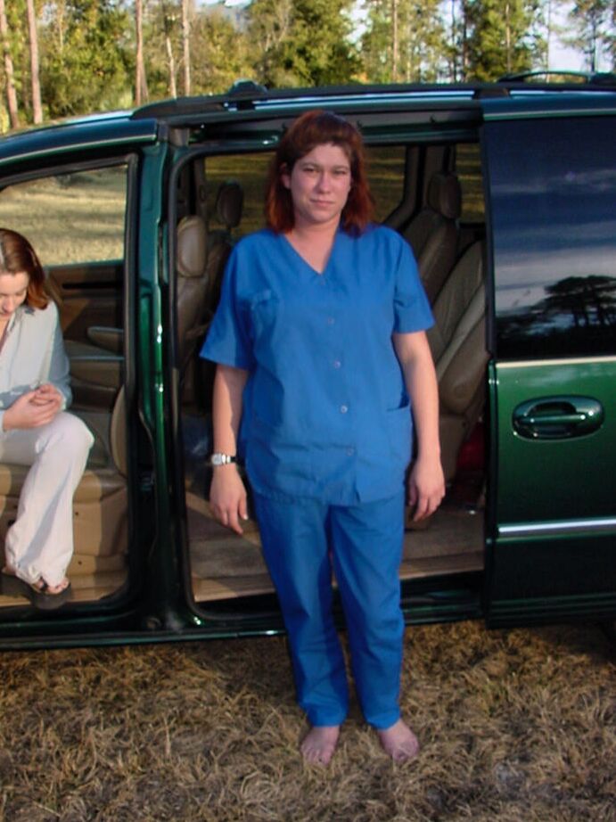 12P Amateur chicks Cindy and Shirley stepped out of a minivan and get naked