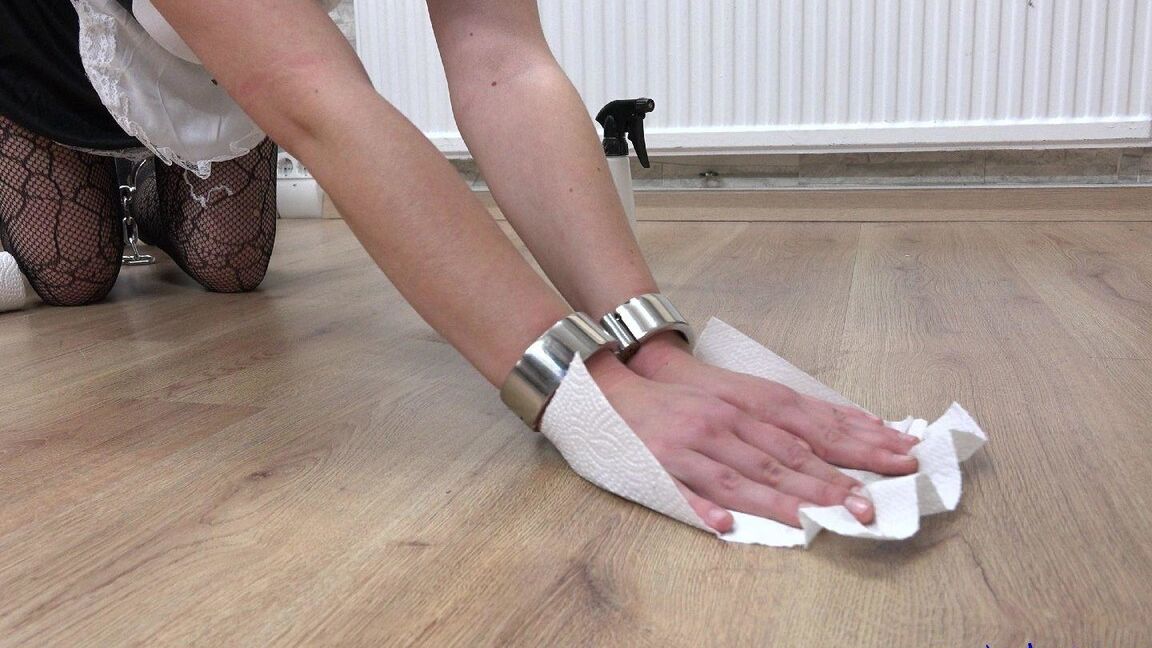 16P Sexy Tied Girls Hogtied Maid