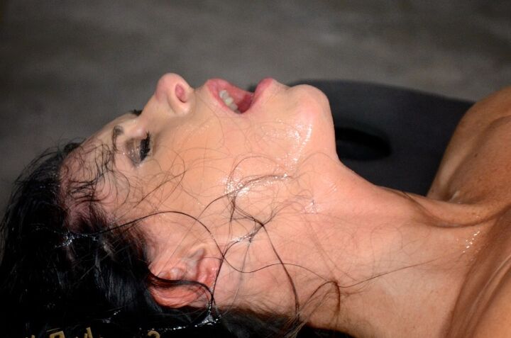 16P Dark haired MILF India Summer is thoroughly debased in a dungeon setting