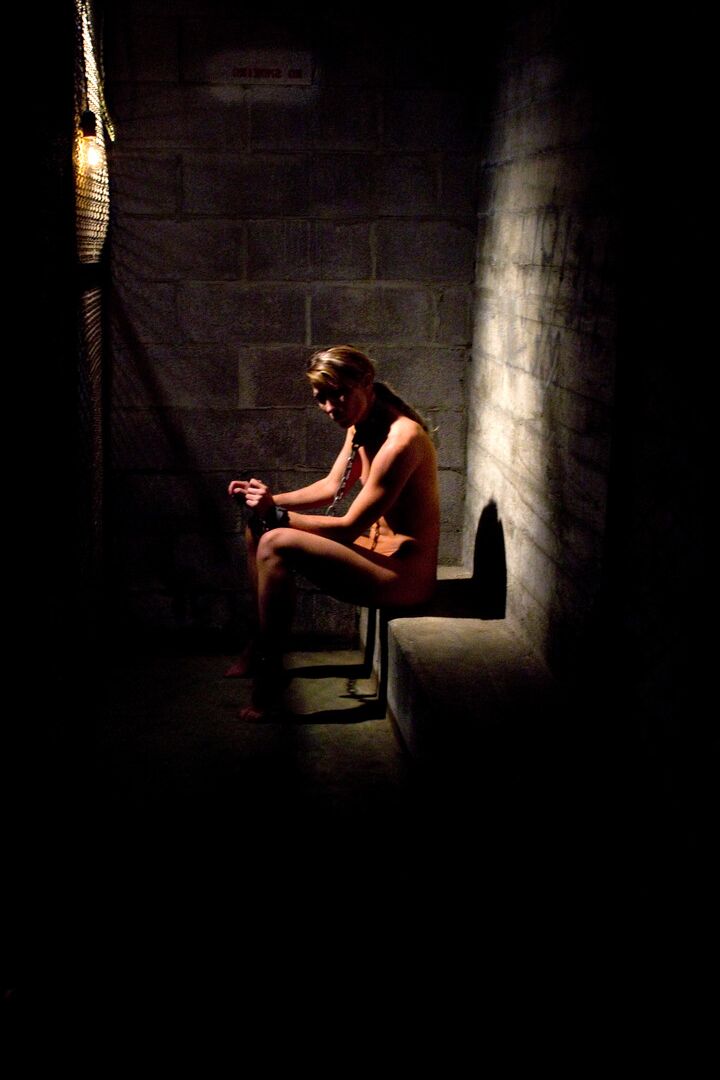 21P Inmate Ariel X gets anal toyed with an electric dildo by warden Donna Dolore