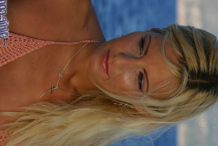 17P Beautiful young blond Melissa Black fucks an old man while sailing on his boat