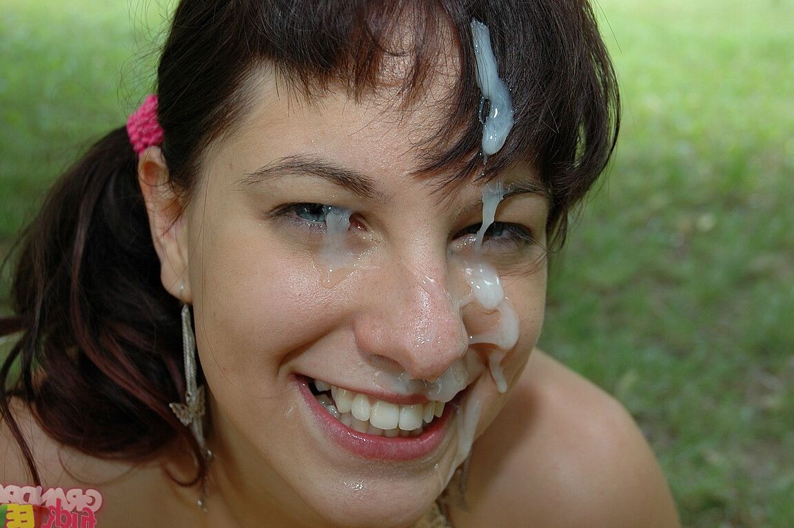 17P Petite Lexy Little gets a hardcore interracial pounding and a messy facial