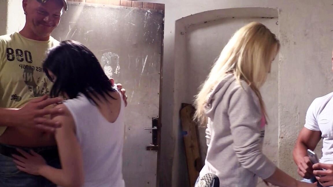 16P Wacky Squirting in the party basement Big Dick,Small tits,Teen