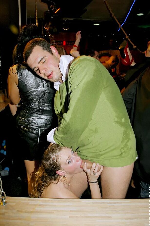 16P Drunk chicks get soaked to the bone before commencing on group sex games