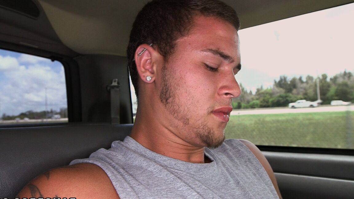 21P Brunette Latina with a bubble booty Sadie Santana gets rammed in a car