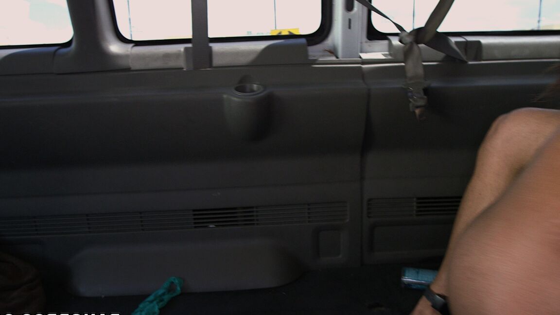 21P Brunette Latina with a bubble booty Sadie Santana gets rammed in a car