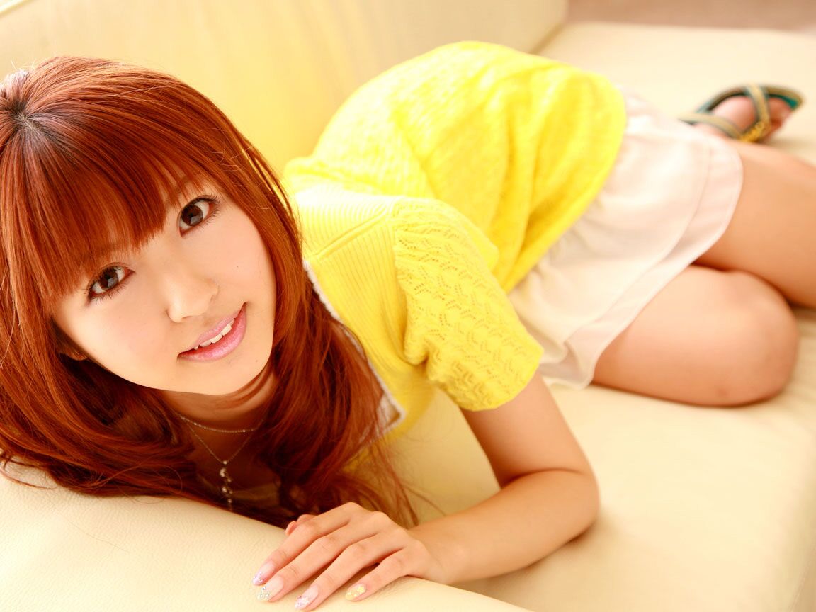 12P Redhead Japanese babe Kotone Aisaki sucks a knob while riding another