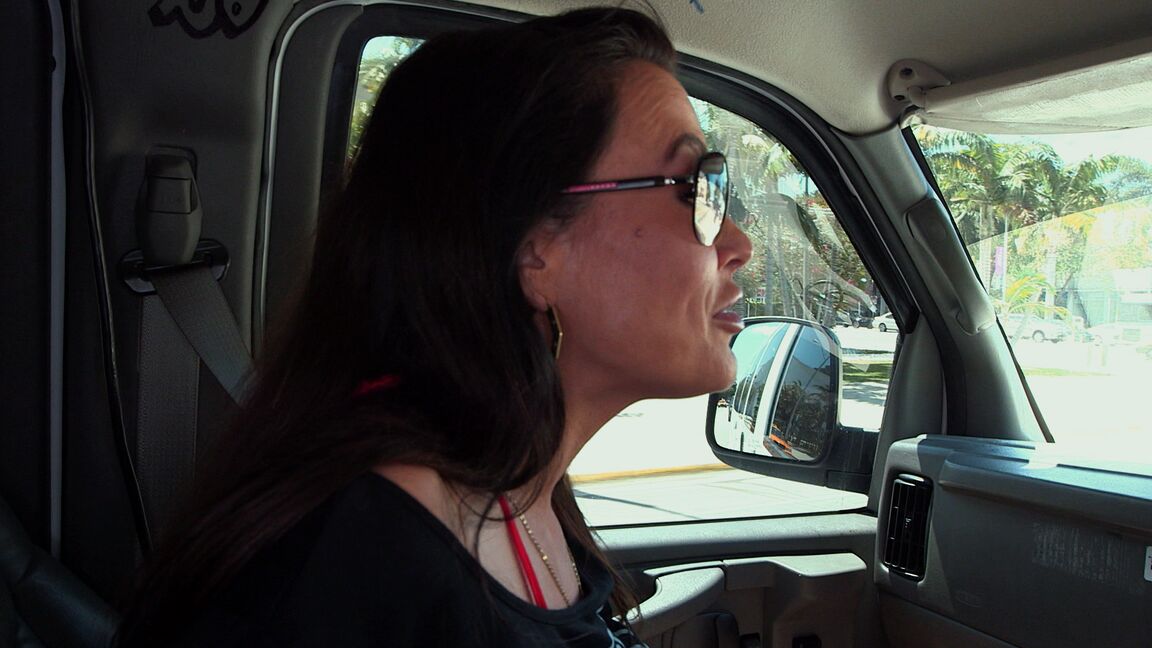 21P Big titted MILF Lisa Ann blowing off random black stallion on the bus