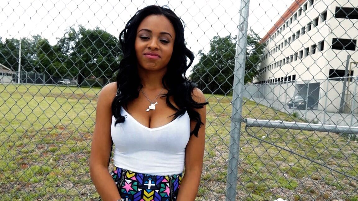 21P Ebony with big breasts Anya Ivy gives head and gets nailed in a van