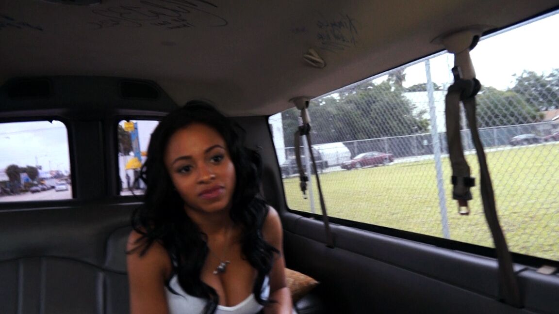 21P Ebony with big breasts Anya Ivy gives head and gets nailed in a van