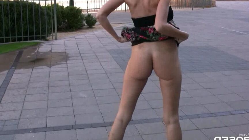 15P Busty blonde, Kylie Worthy, decides she just has to take a pee right in the