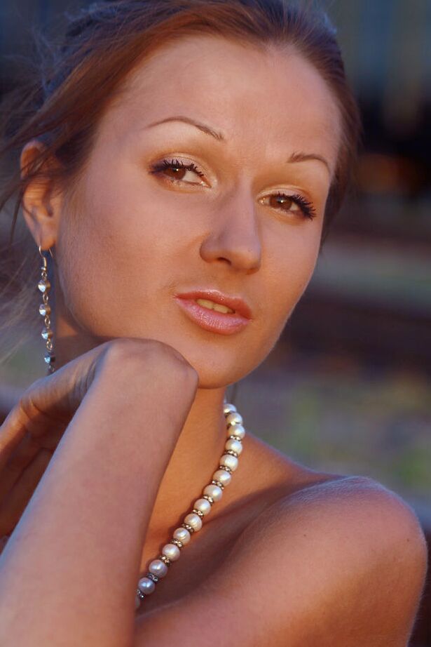 16P Lyala A flaunts her lean petite body on the rail track