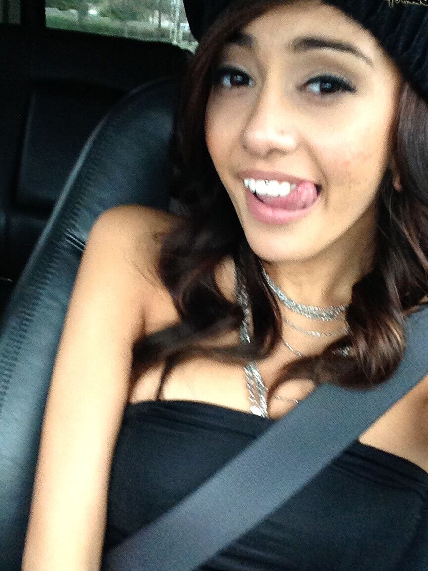 19P Slim girl Janice Griffith gives a blowjob in POV after exposing her curves