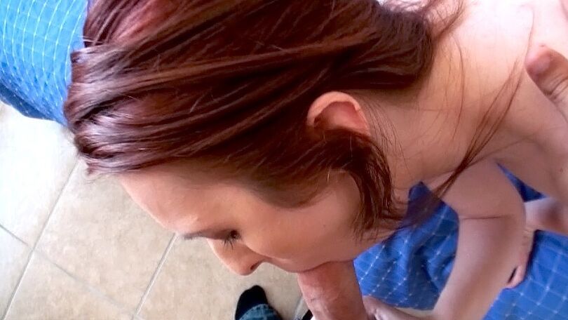 16P Sofie Carter tries cock in the mouth until sperm starts to choke her