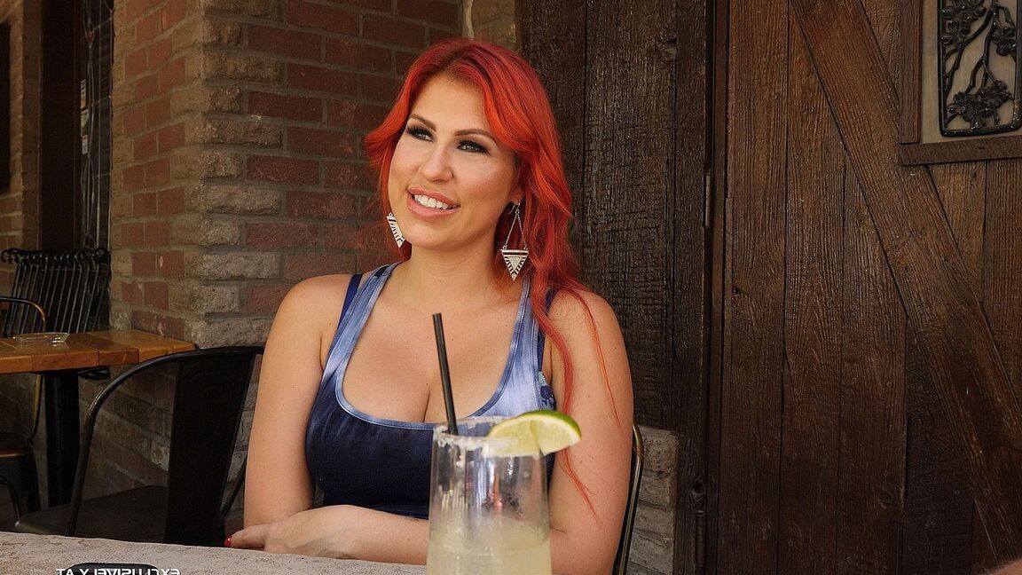 17P Big titted redhead Savana Styles gets roughly fucked & creampied in a gangbang