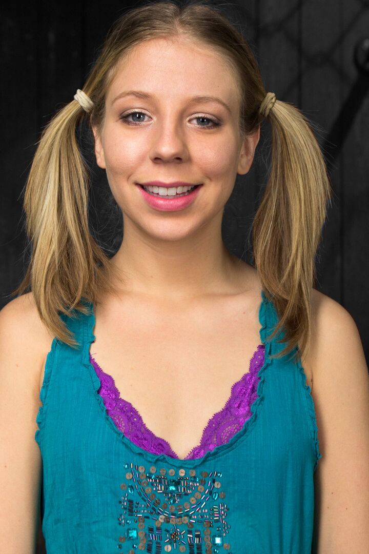 21P Teen with pigtails Chastity Lynn gets tied up & stripped before getting fisted