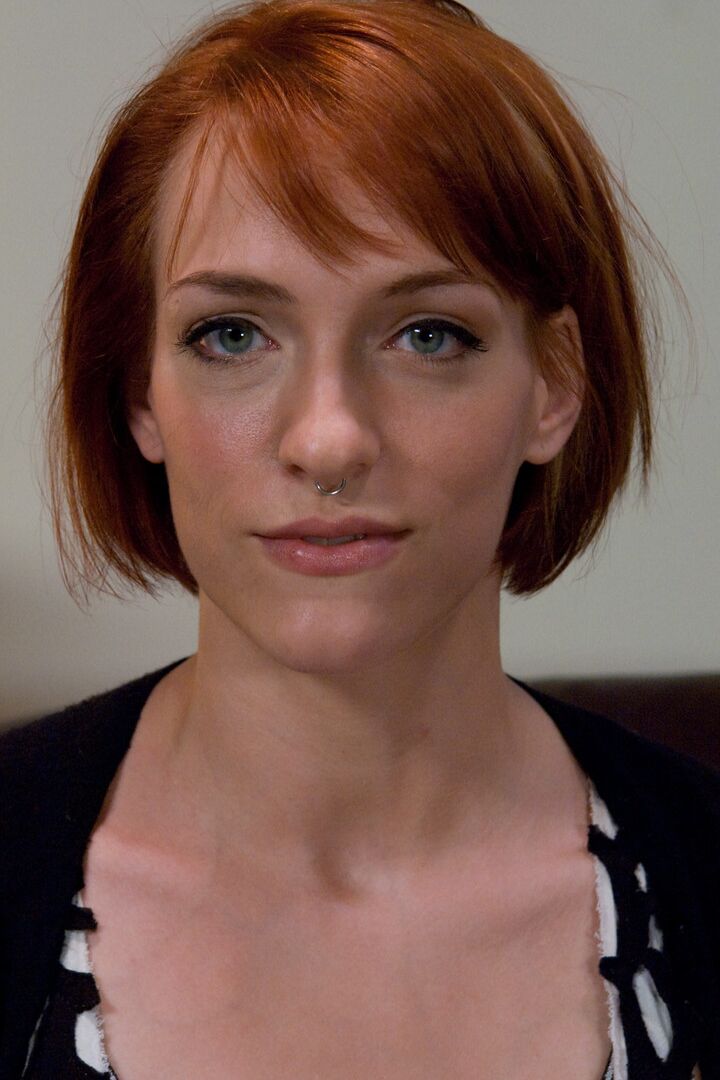 17P Bound redhead Renee Broadway is masturbated until she orgasms on the floor